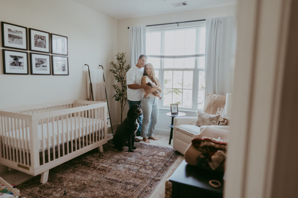 n-home newborn session Charleston South Carolina