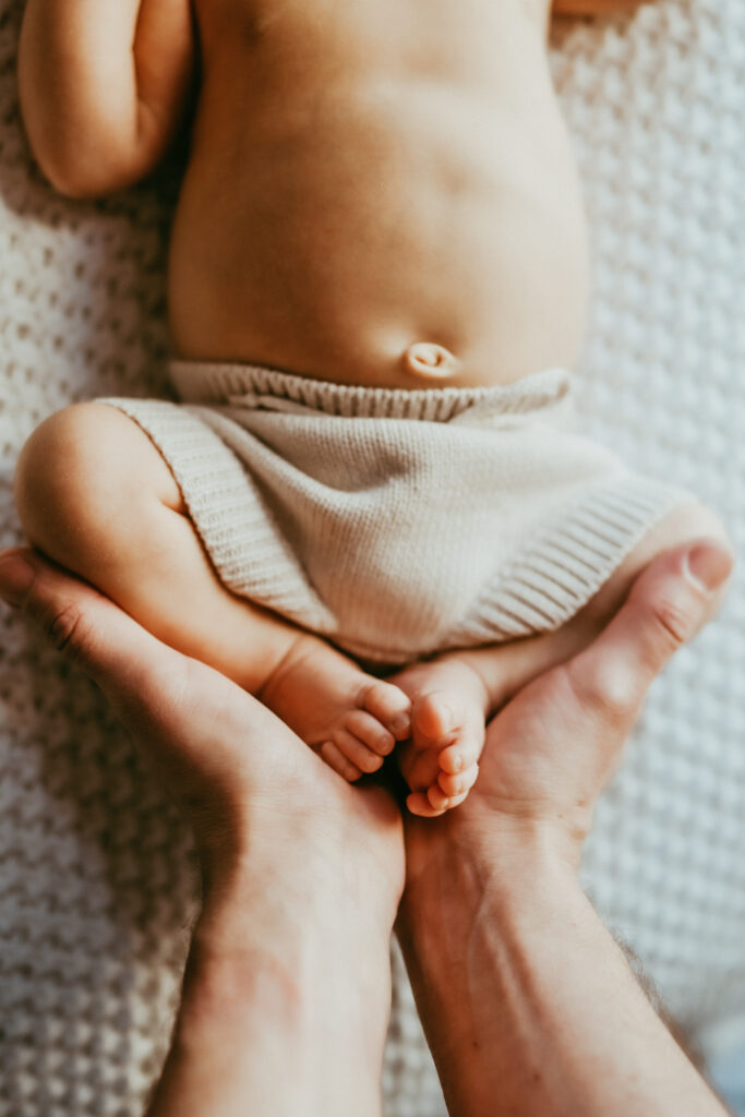 lifestyle newborn photography in Charleston SC home